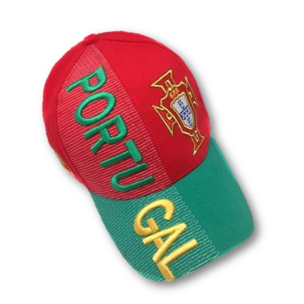 Soccer Cap Portugal Embroidered Football Hat